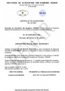 Certificat de etalonare