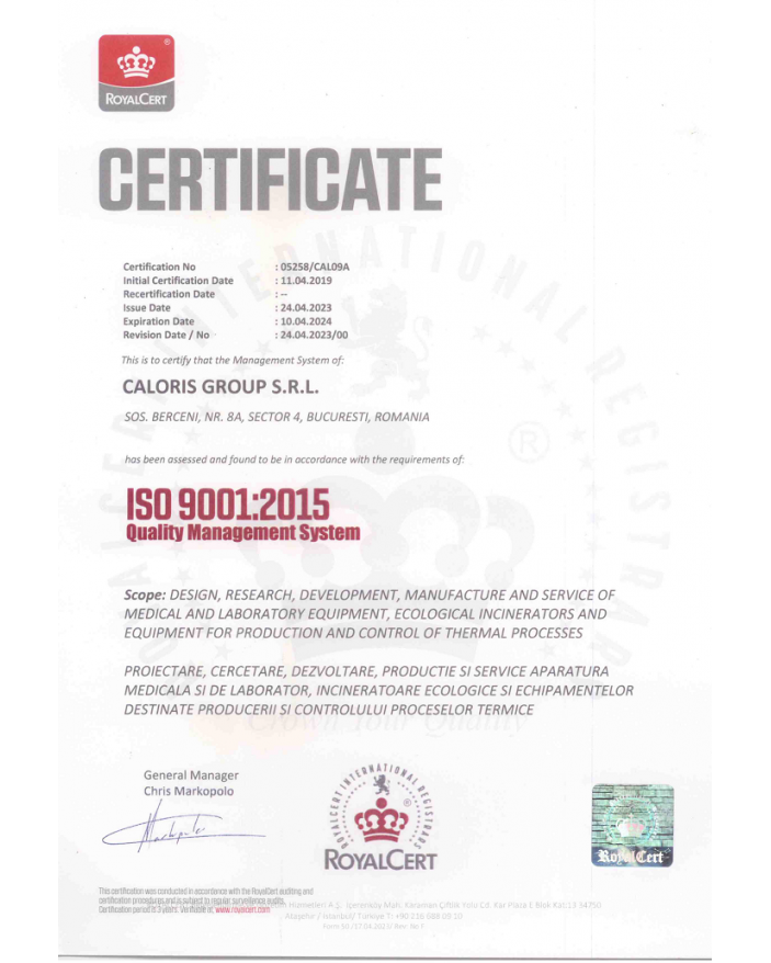 Certificare ISO9001